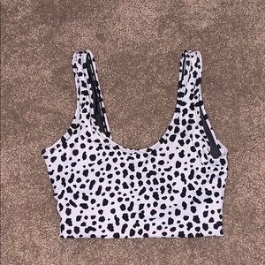 Snow leopard bra